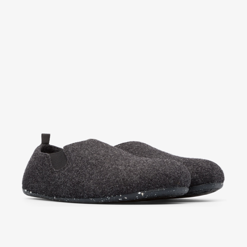 Camper Wabi Dark Grey - Camper Mens Slippers ||6235-SZEGL||